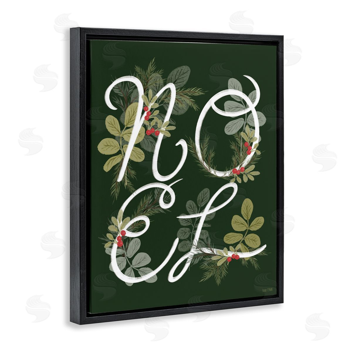 House Fenway Noel with Modern Botanicals Canvas Wall Art Print