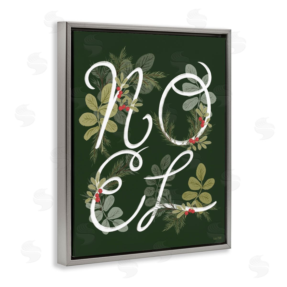 House Fenway Noel with Modern Botanicals Canvas Wall Art Print