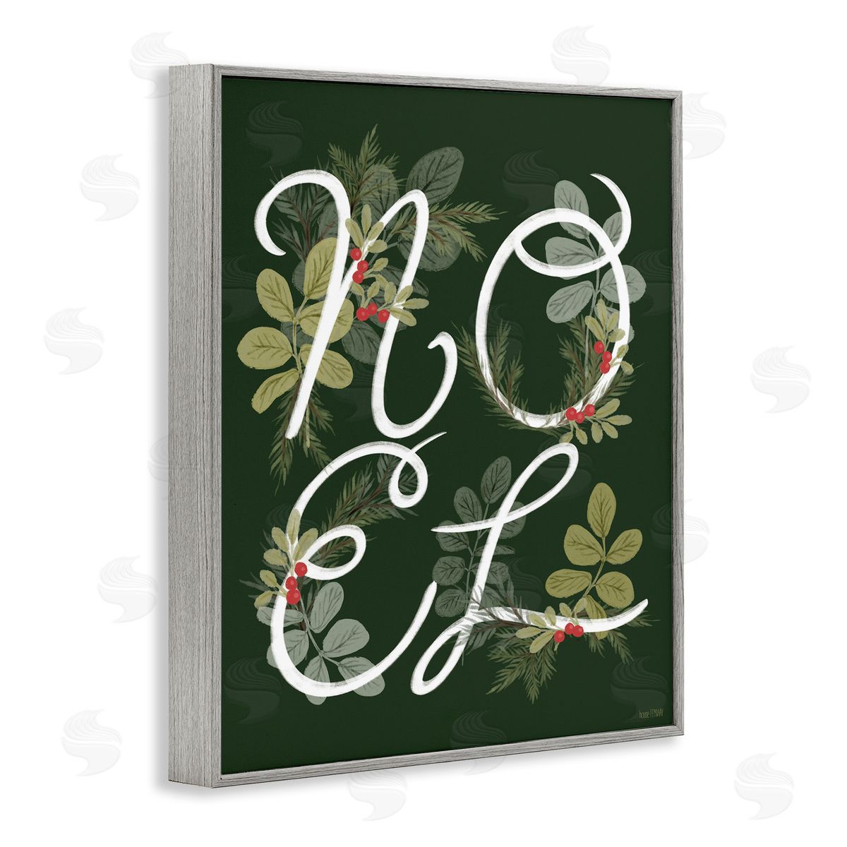 House Fenway Noel with Modern Botanicals Canvas Wall Art Print