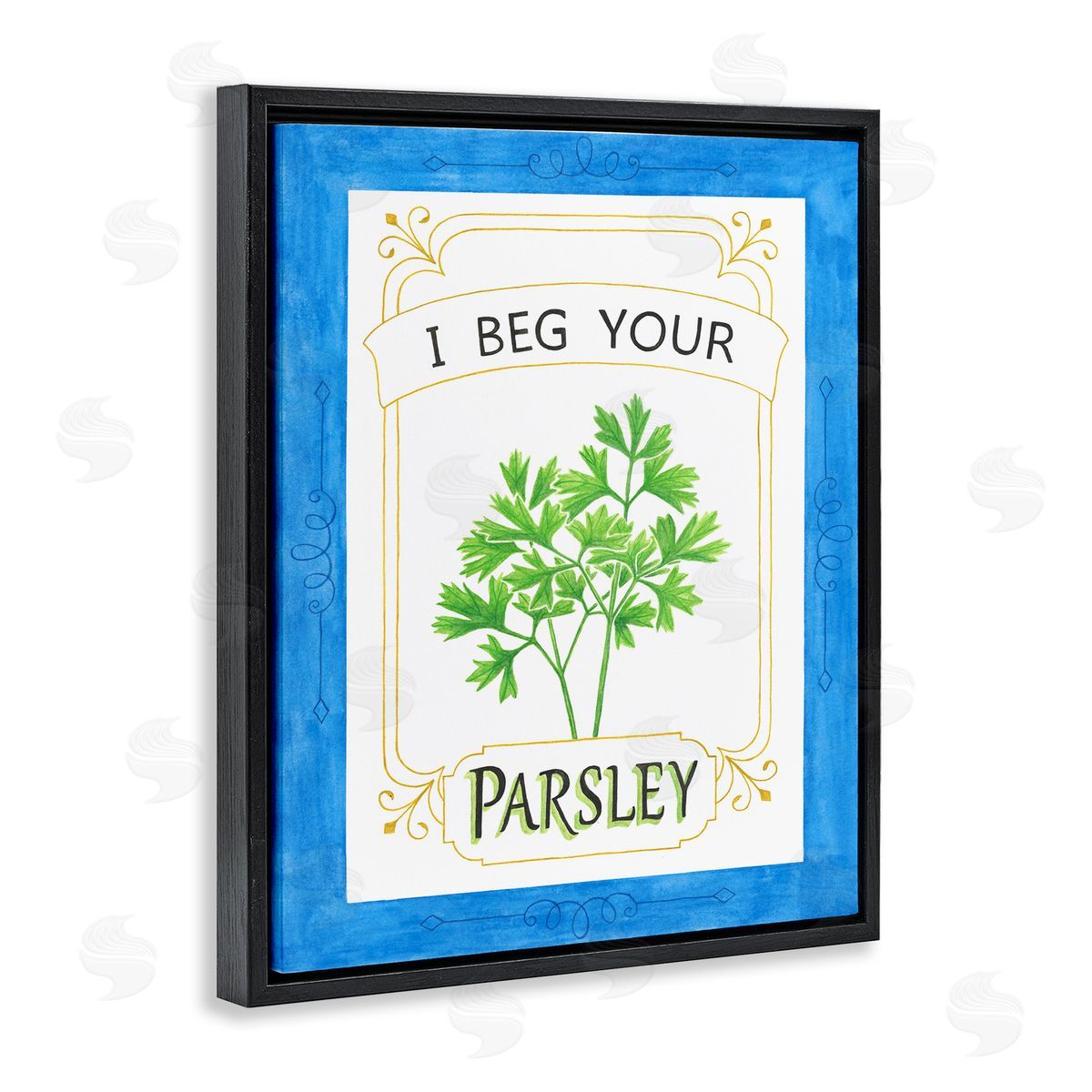 Lara Beeston I Beg Your Parsley Canvas Wall Art Print