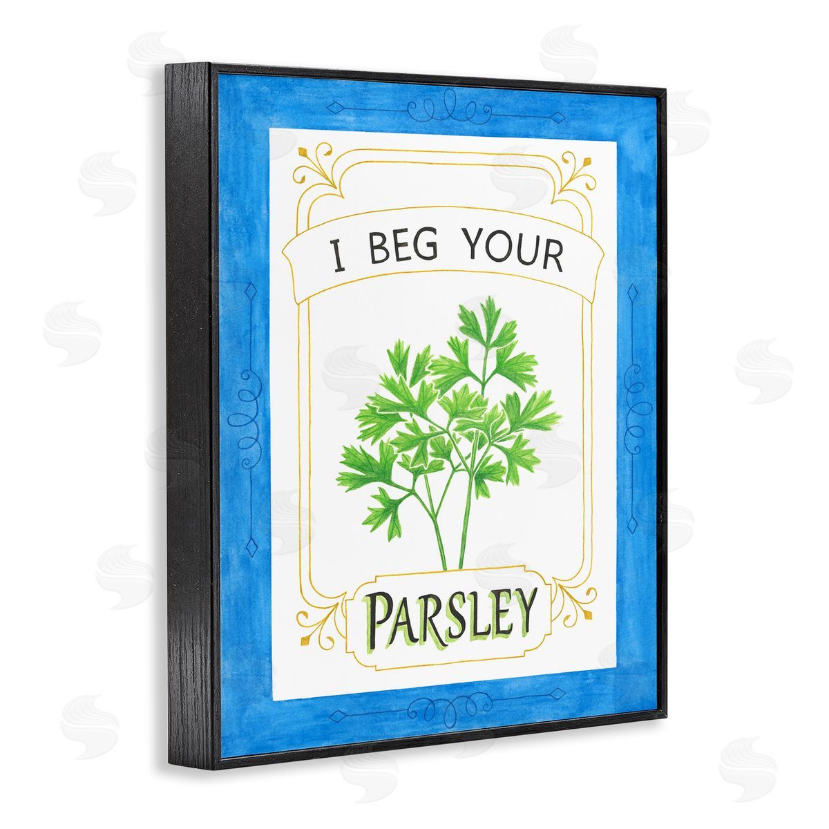 Lara Beeston I Beg Your Parsley Canvas Wall Art Print