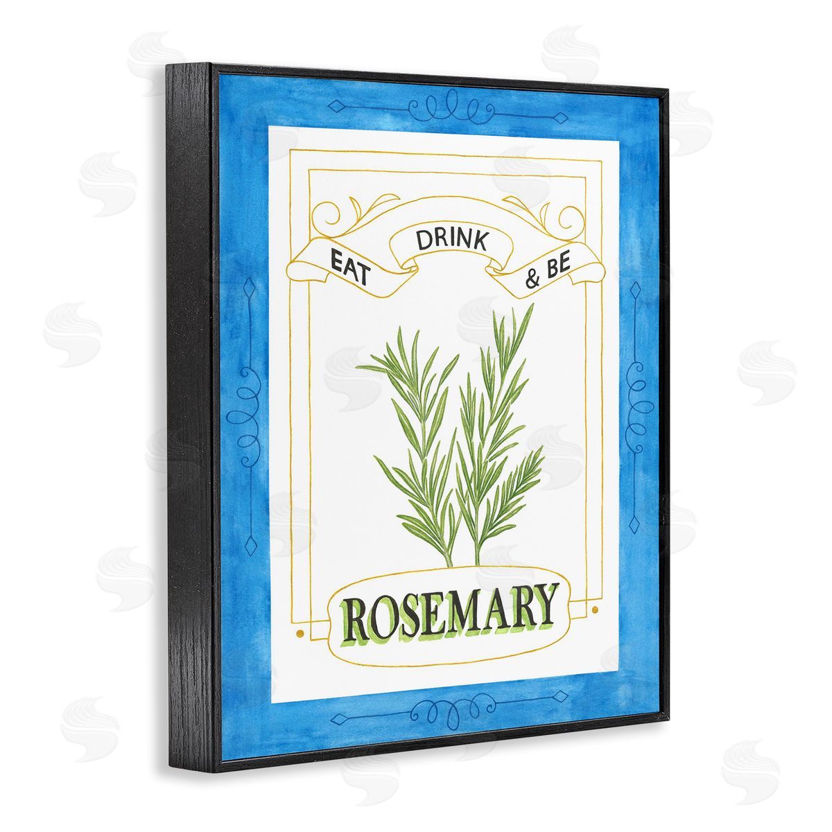 Lara Beeston Eat Drink & Be Rosemary Canvas Wall Art Print