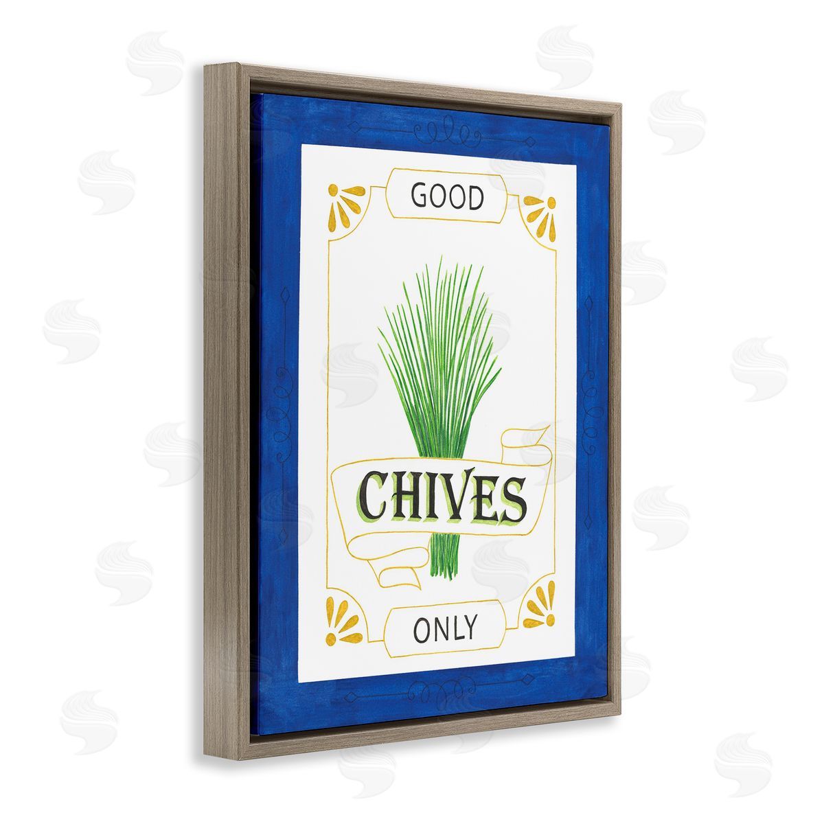 Lara Beeston Good Chives Only Canvas Wall Art Print