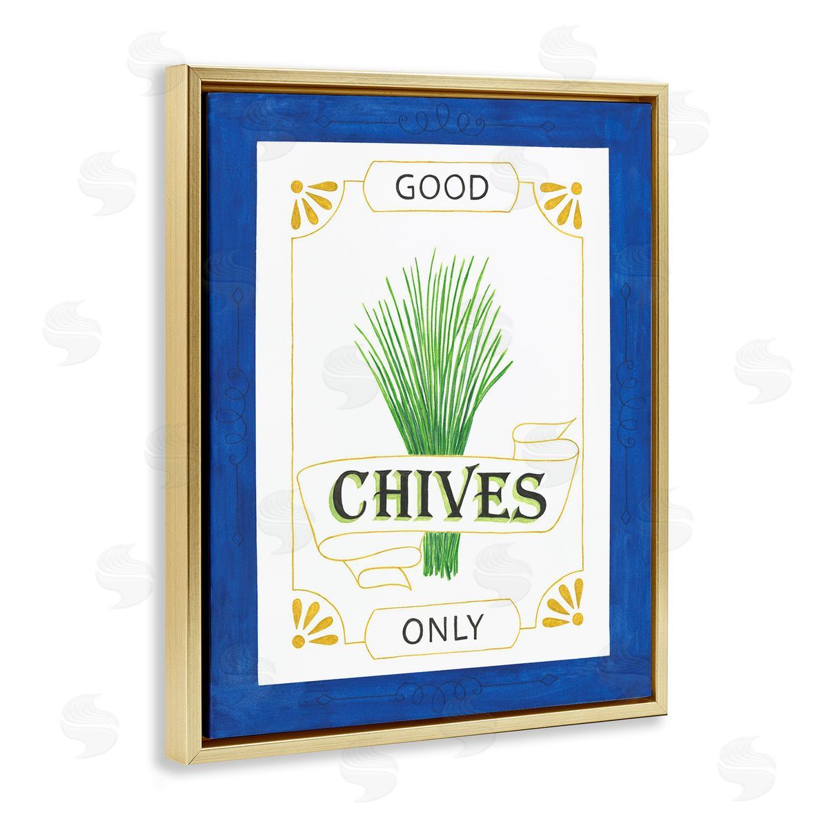 Lara Beeston Good Chives Only Canvas Wall Art Print