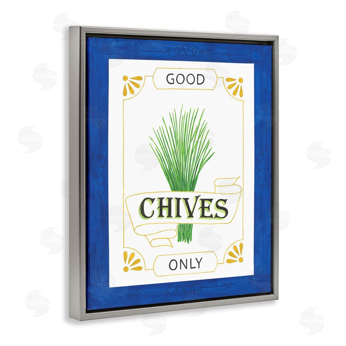 Lara Beeston Good Chives Only Canvas Wall Art Print