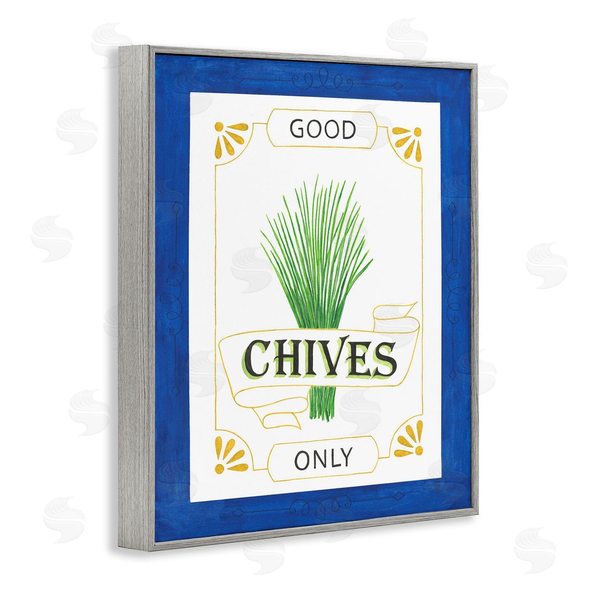 Lara Beeston Good Chives Only Canvas Wall Art Print