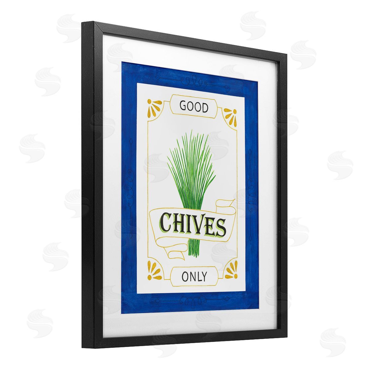 Lara Beeston Good Chives Only Canvas Wall Art Print