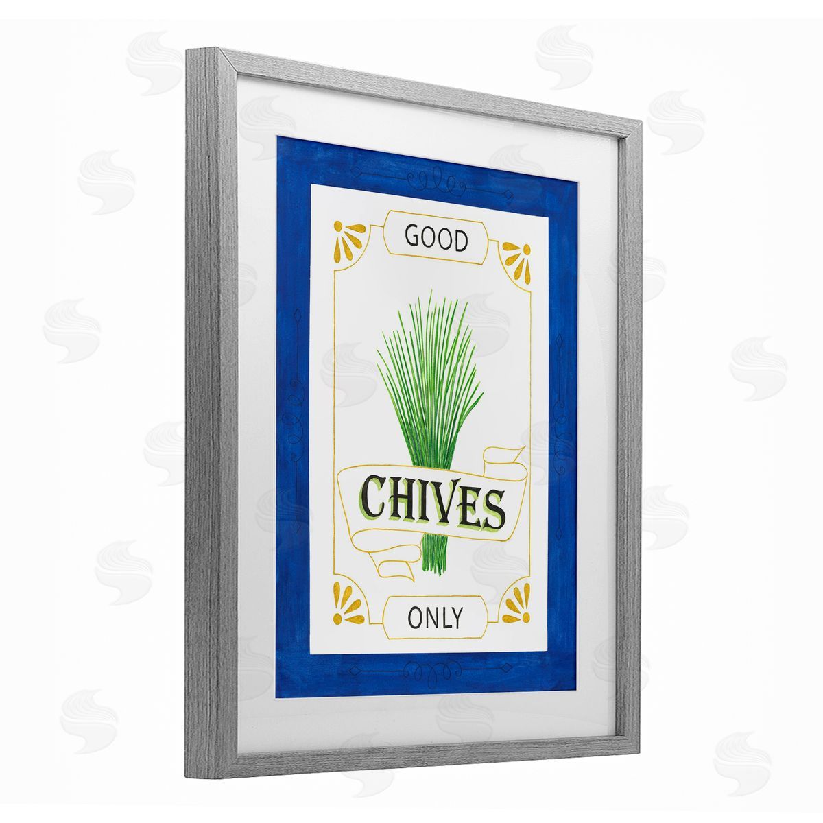 Lara Beeston Good Chives Only Canvas Wall Art Print