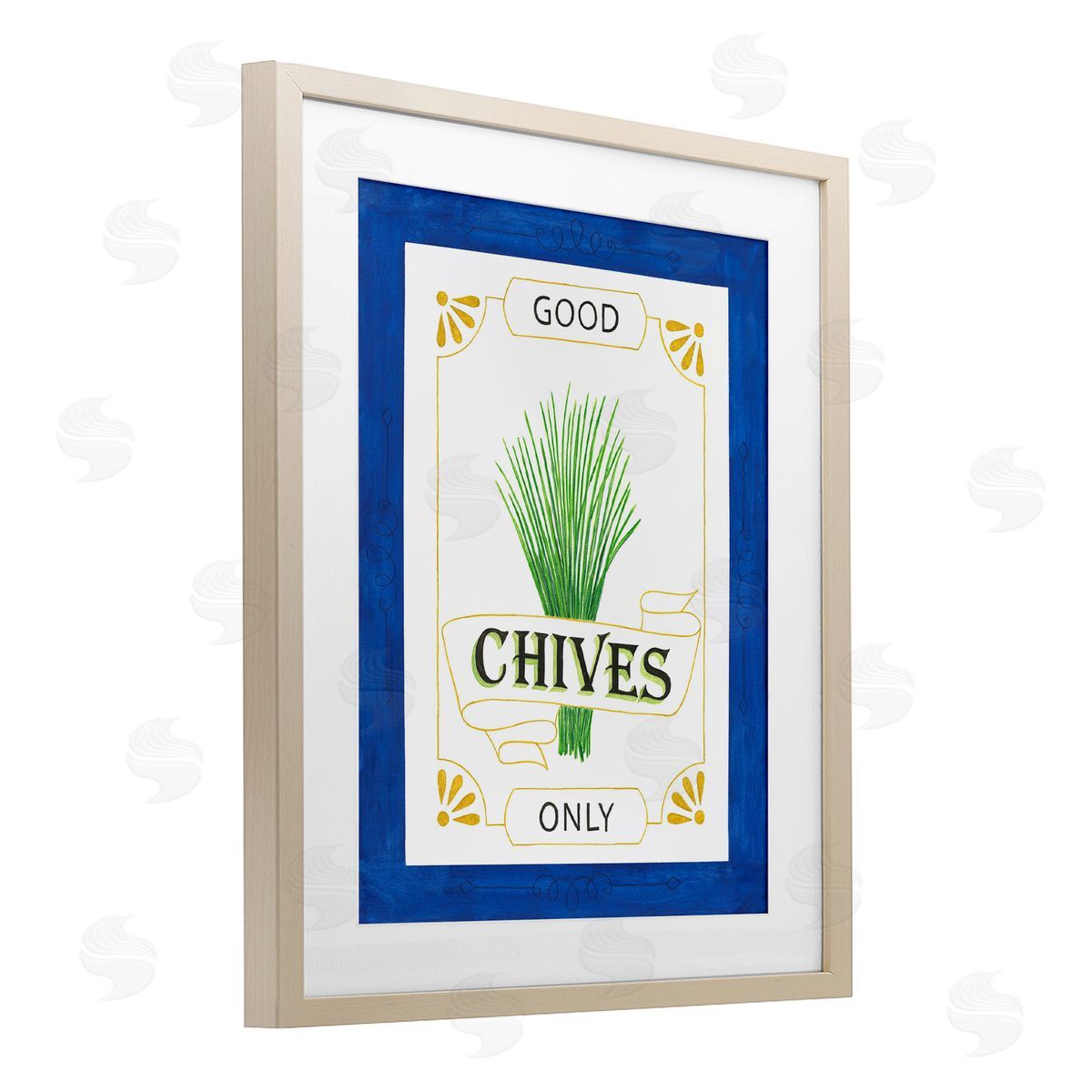Lara Beeston Good Chives Only Canvas Wall Art Print