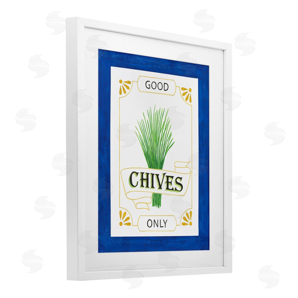 Lara Beeston Good Chives Only Canvas Wall Art Print