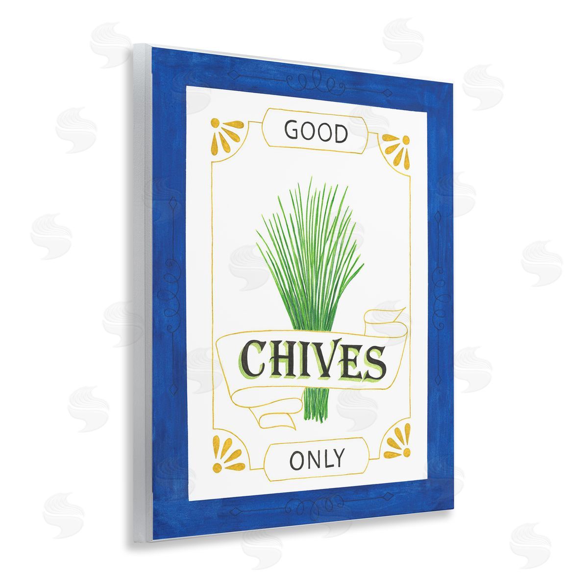 Lara Beeston Good Chives Only Canvas Wall Art Print