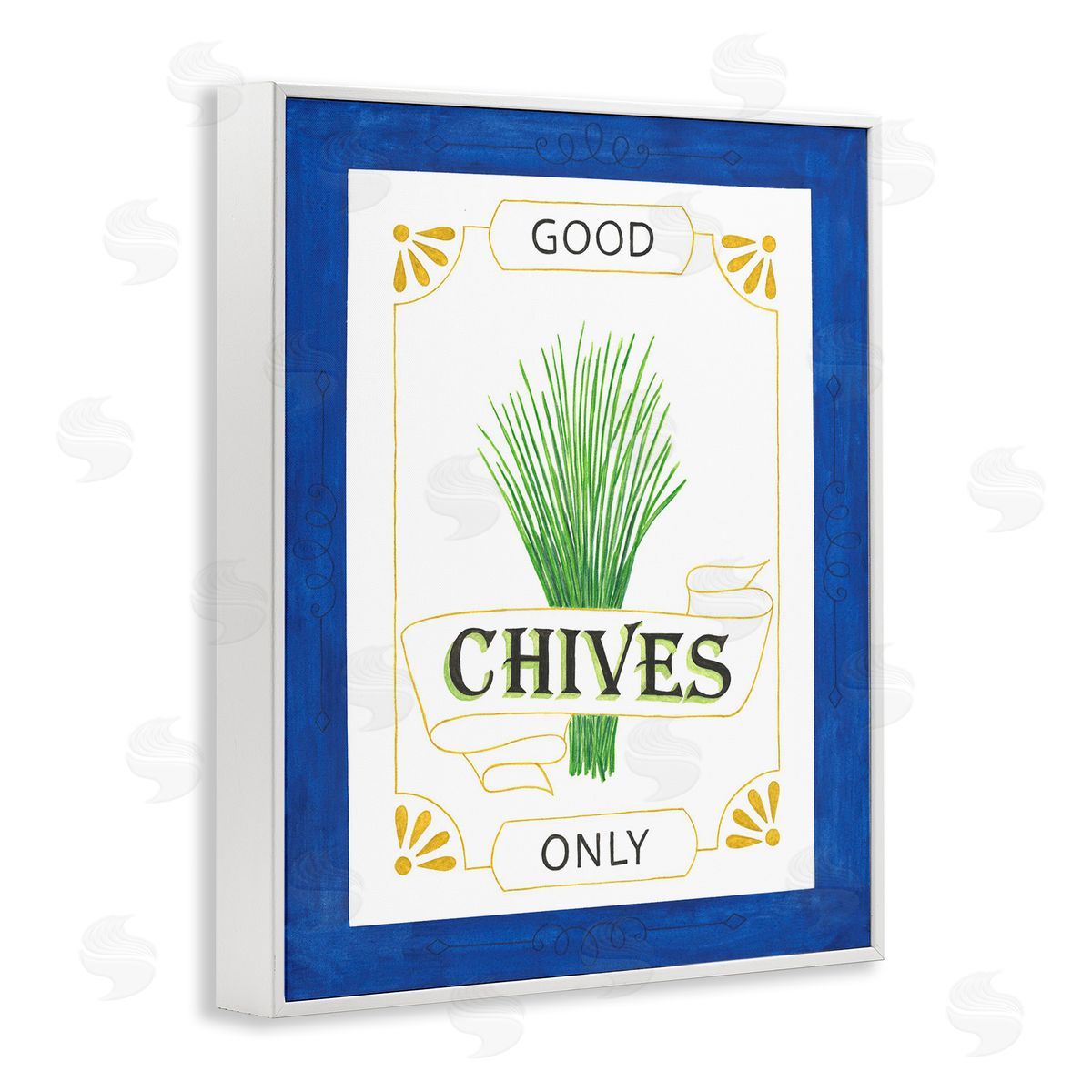 Lara Beeston Good Chives Only Canvas Wall Art Print