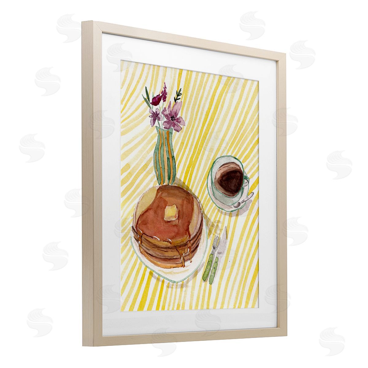 Josi Opolenstisima Pancake Breakfast Table Canvas Wall Art Print