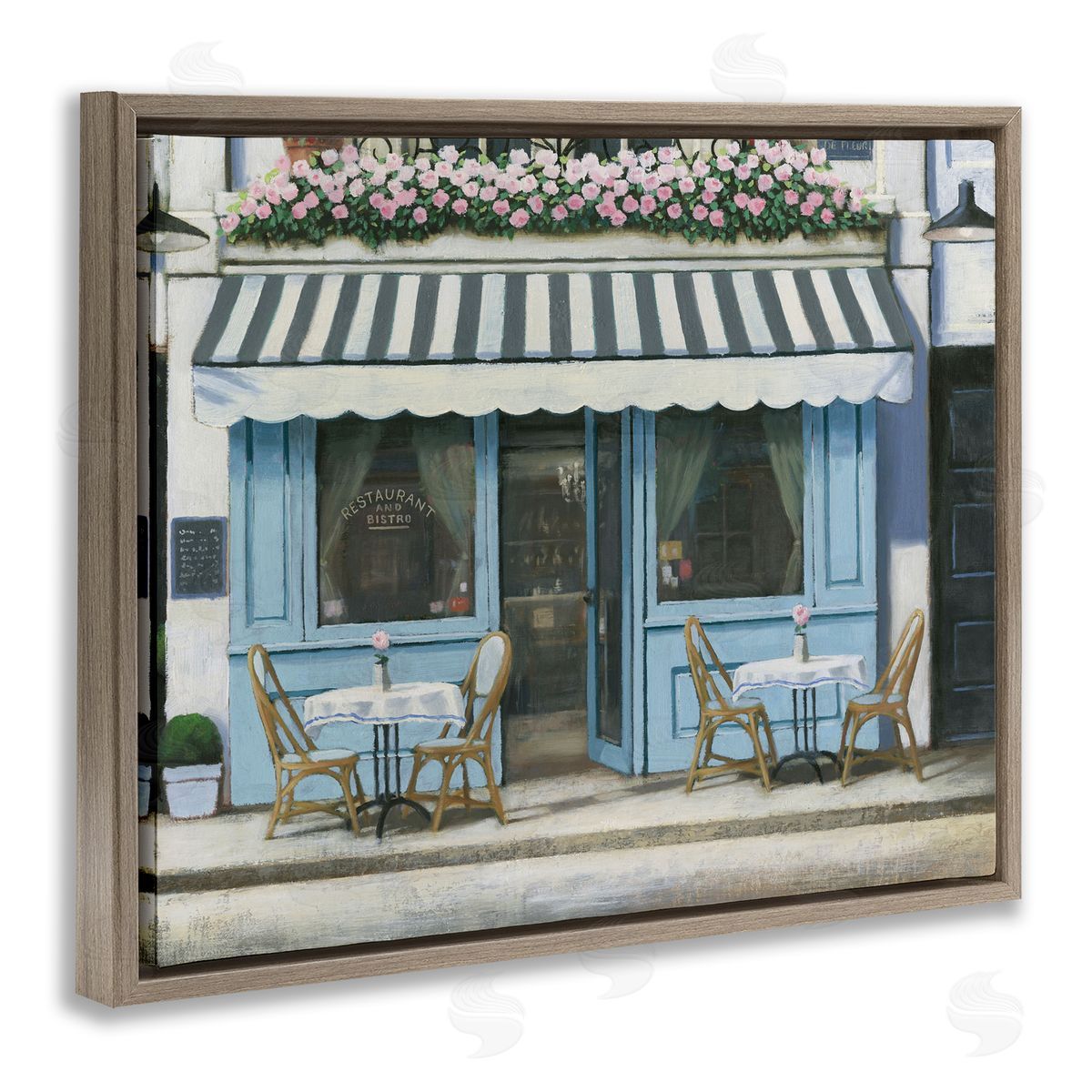 Ani Wierling Scenic Restaurant and Bistro Canvas Wall Art Print