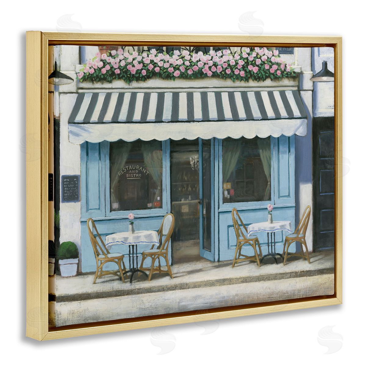 Ani Wierling Scenic Restaurant and Bistro Canvas Wall Art Print