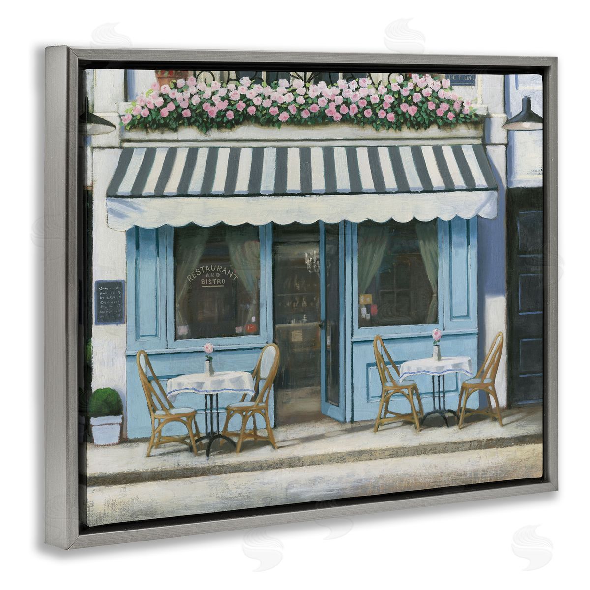 Ani Wierling Scenic Restaurant and Bistro Canvas Wall Art Print