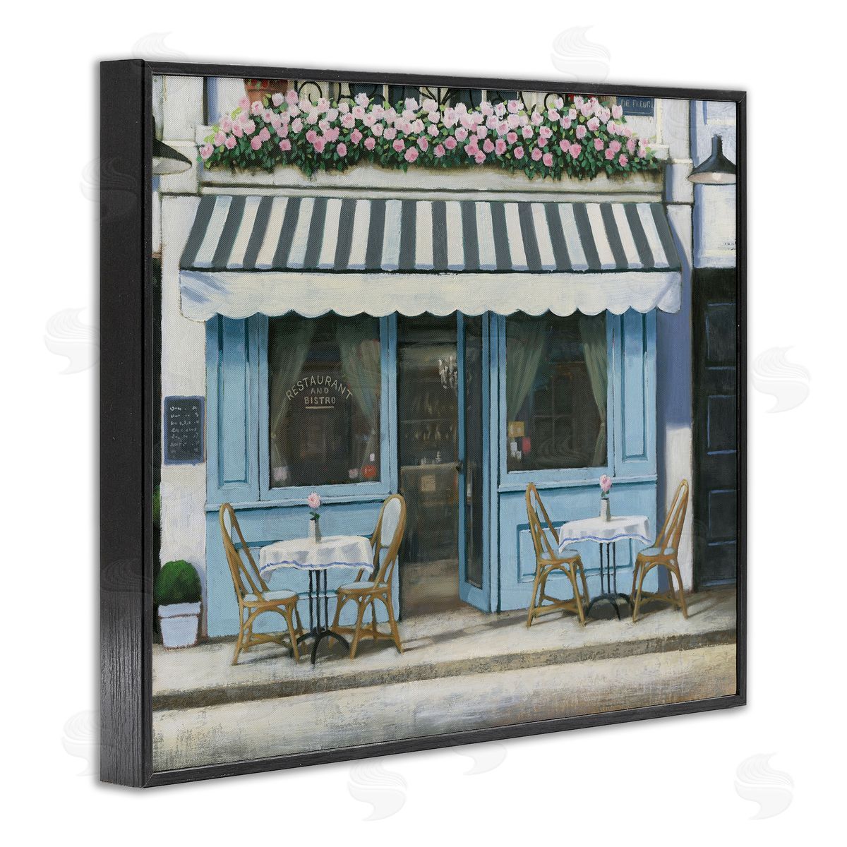 Ani Wierling Scenic Restaurant and Bistro Canvas Wall Art Print