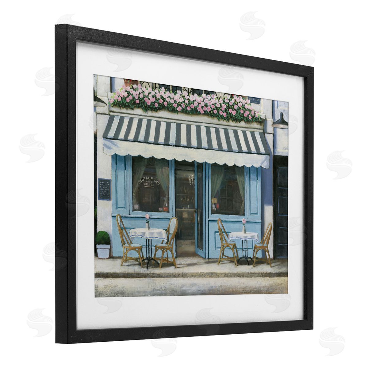 Ani Wierling Scenic Restaurant and Bistro Canvas Wall Art Print