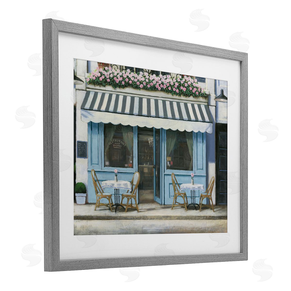Ani Wierling Scenic Restaurant and Bistro Canvas Wall Art Print