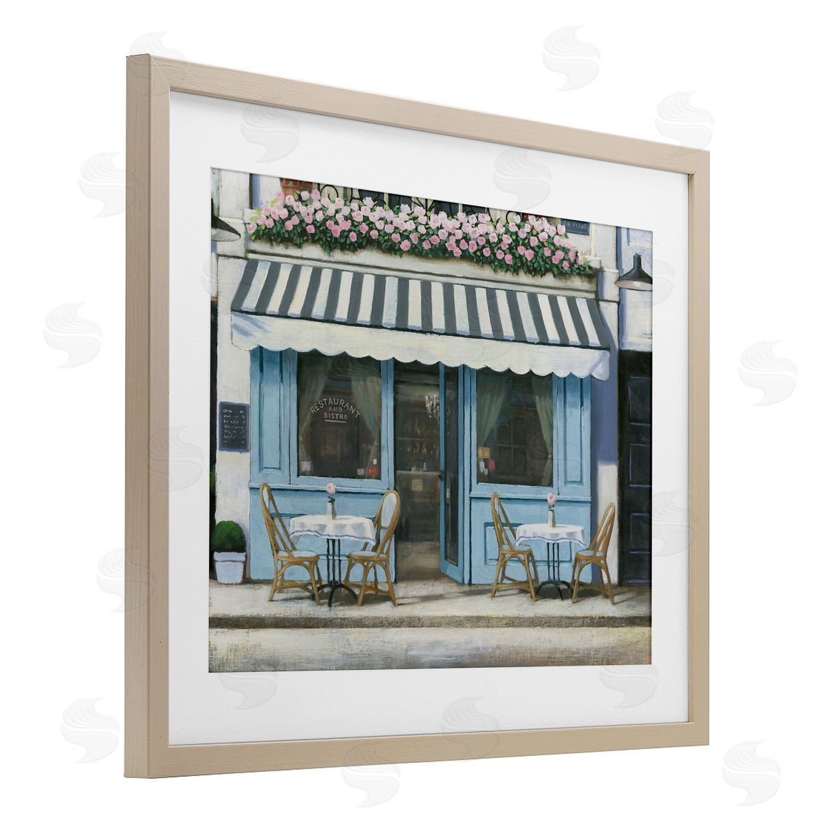Ani Wierling Scenic Restaurant and Bistro Canvas Wall Art Print