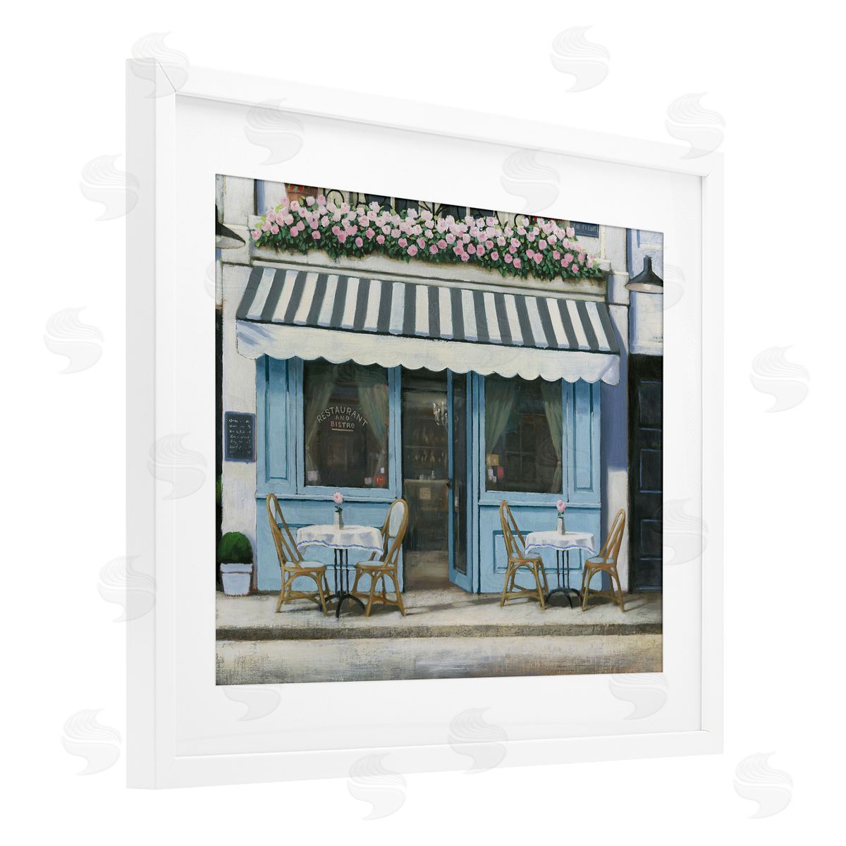 Ani Wierling Scenic Restaurant and Bistro Canvas Wall Art Print