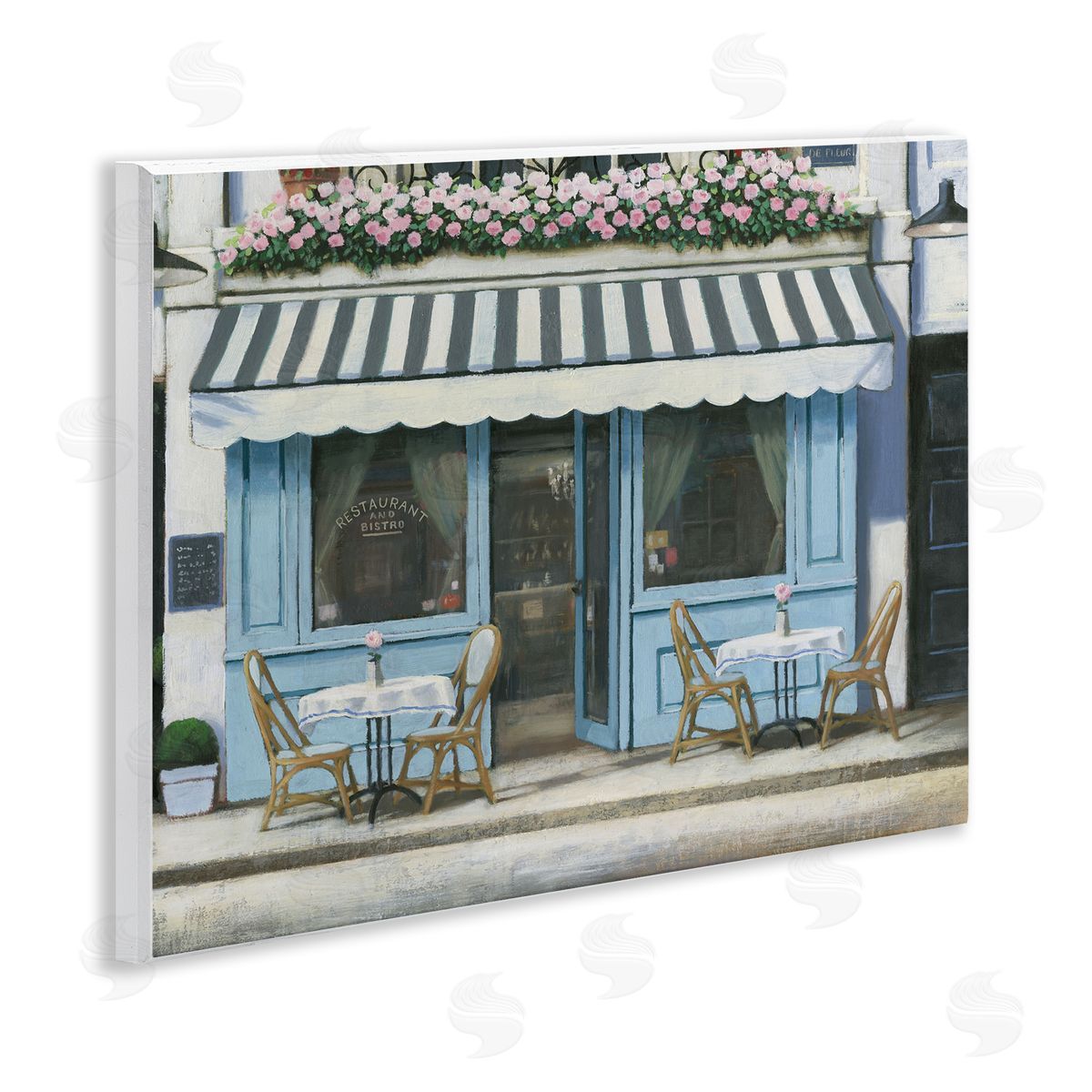 Ani Wierling Scenic Restaurant and Bistro Canvas Wall Art Print
