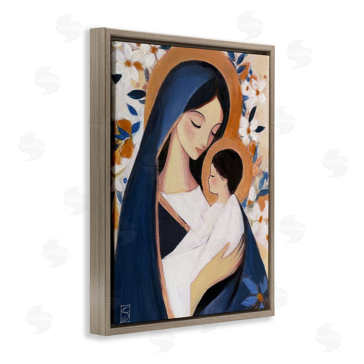 Sara Culpepper Loving Mother And Child Canvas Wall Art Print