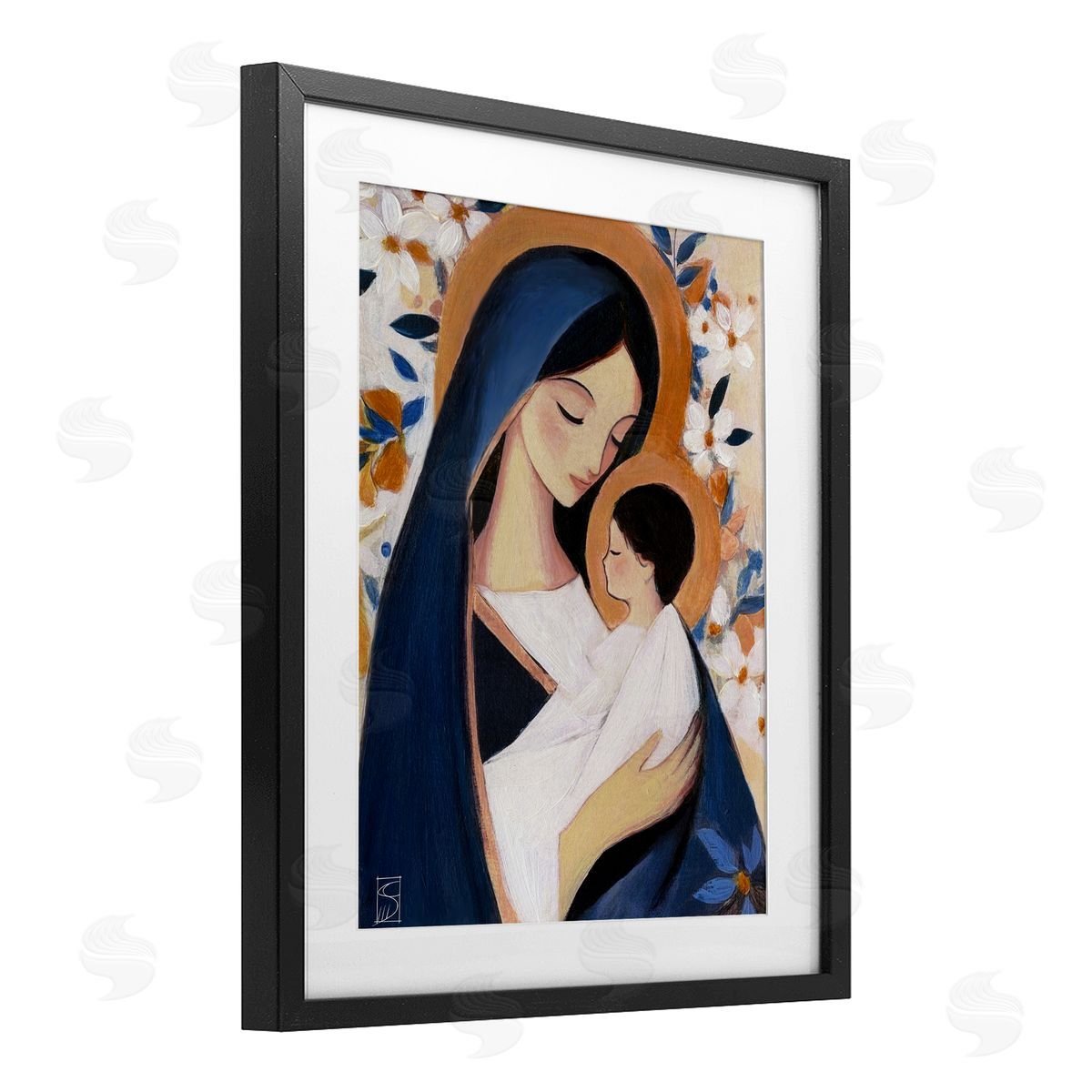 Sara Culpepper Loving Mother And Child Canvas Wall Art Print