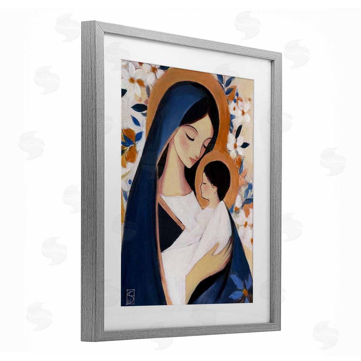 Sara Culpepper Loving Mother And Child Canvas Wall Art Print