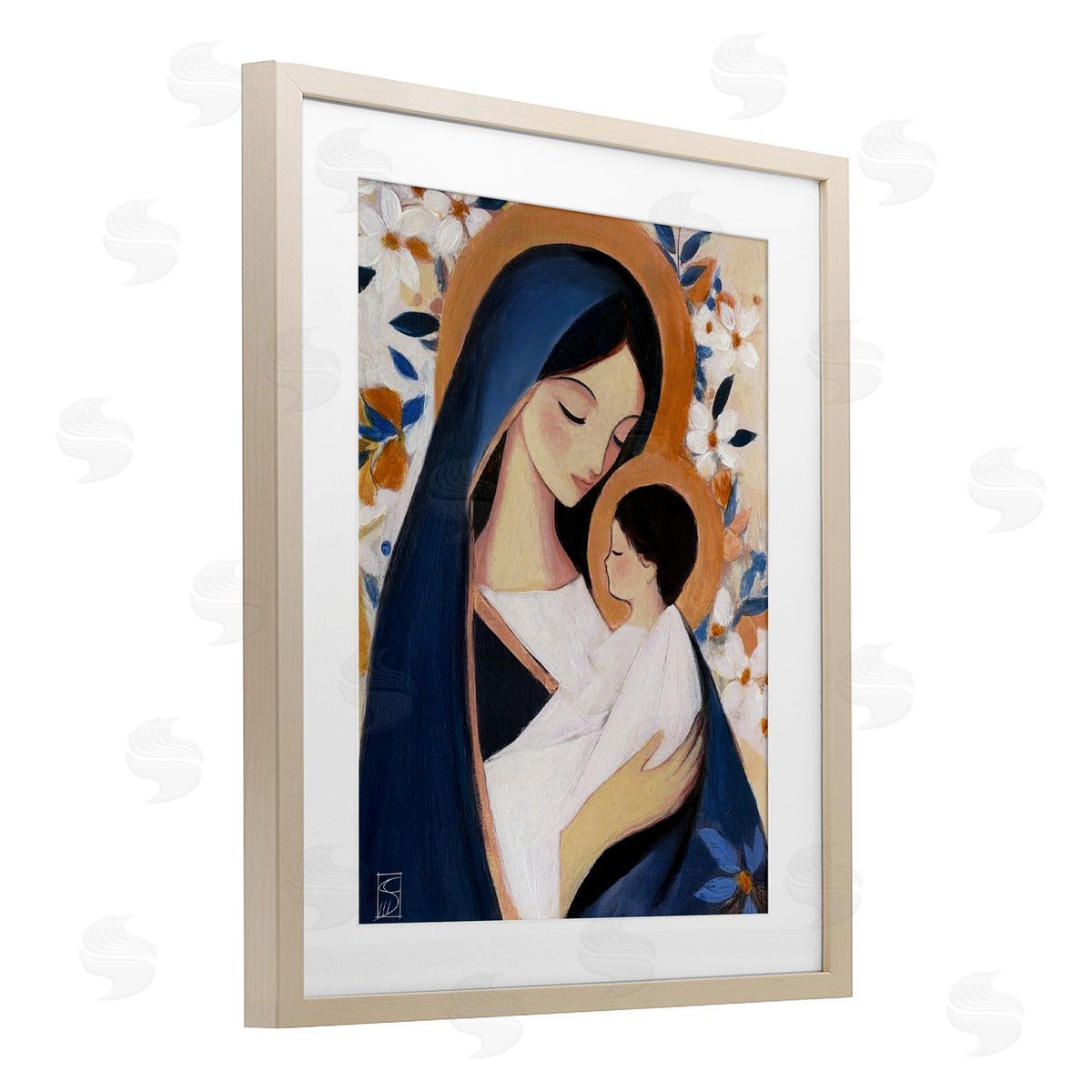 Sara Culpepper Loving Mother And Child Canvas Wall Art Print