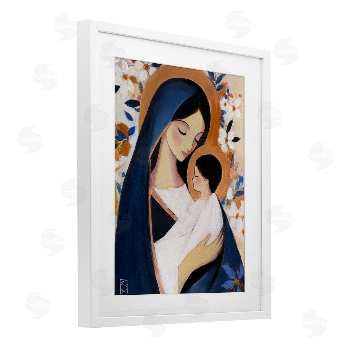 Sara Culpepper Loving Mother And Child Canvas Wall Art Print