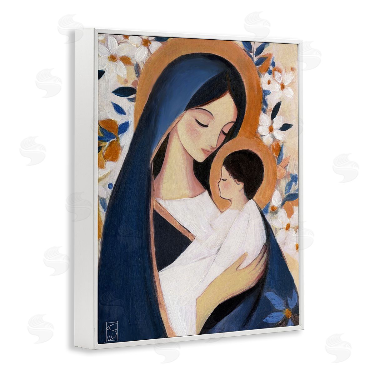 Sara Culpepper Loving Mother And Child Canvas Wall Art Print