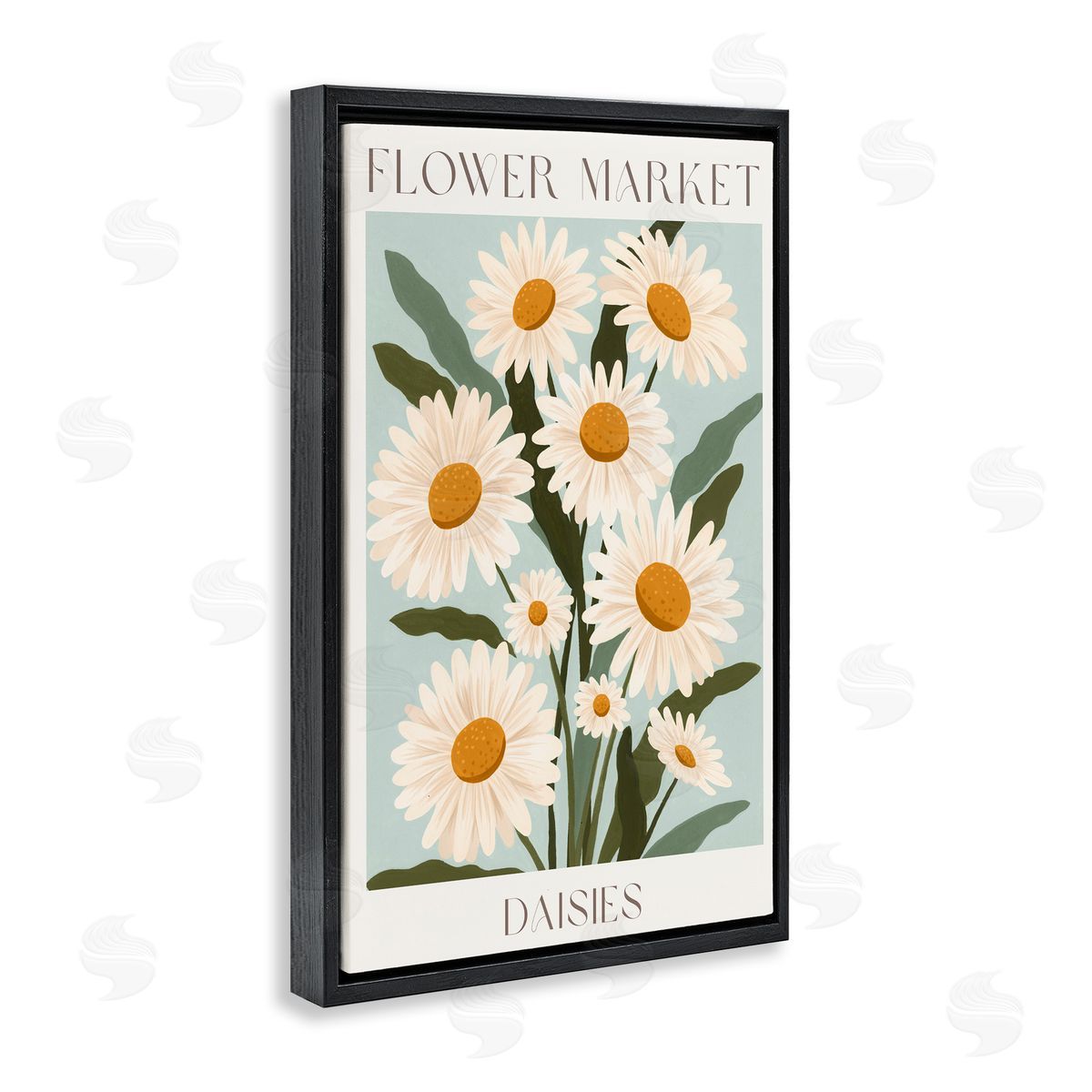 Courtney Haley Flower Market Daisies Canvas Wall Art Print