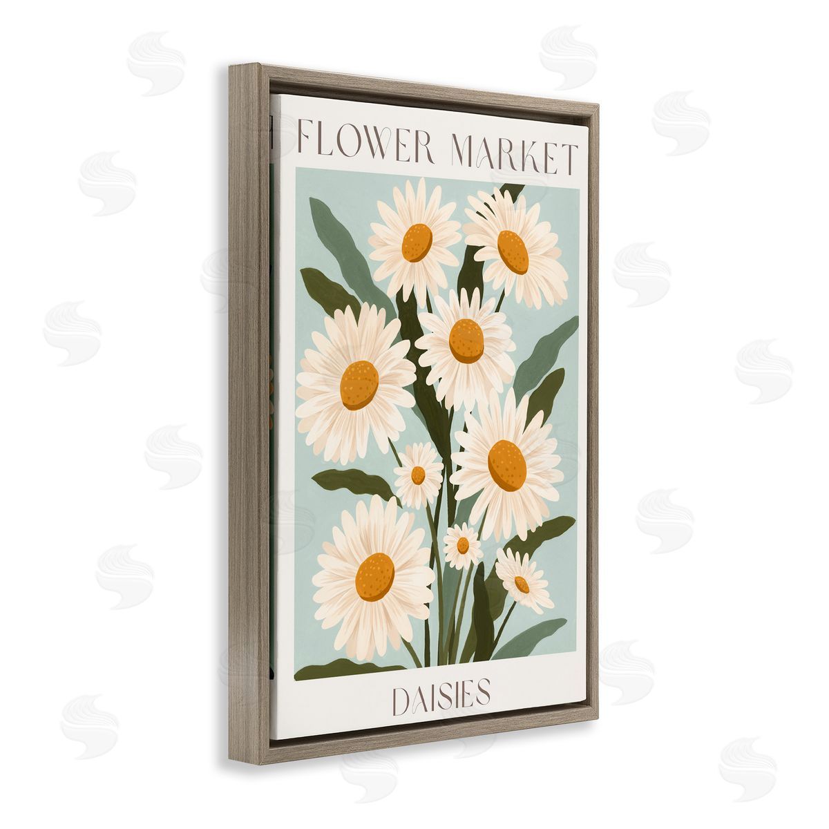 Courtney Haley Flower Market Daisies Canvas Wall Art Print