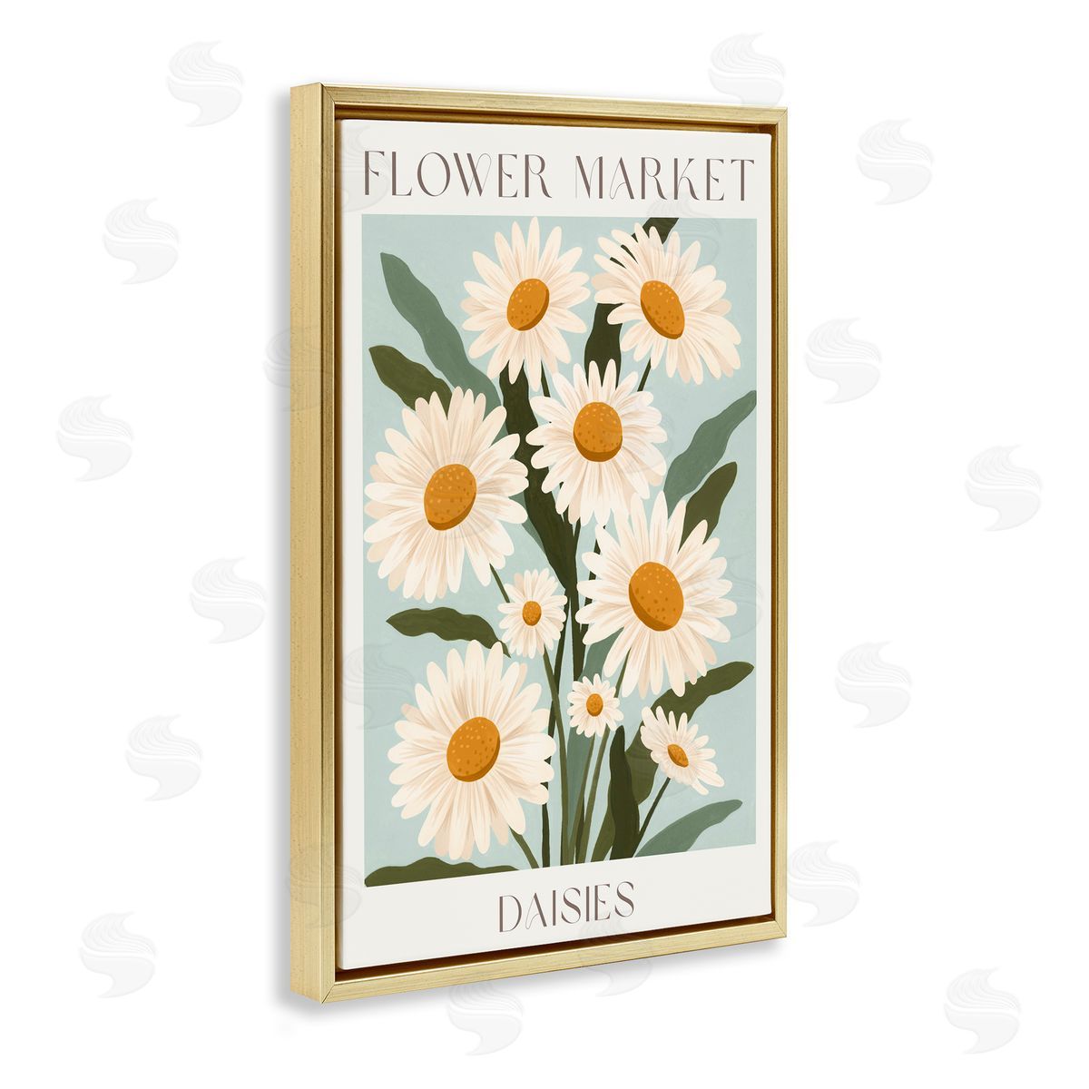 Courtney Haley Flower Market Daisies Canvas Wall Art Print