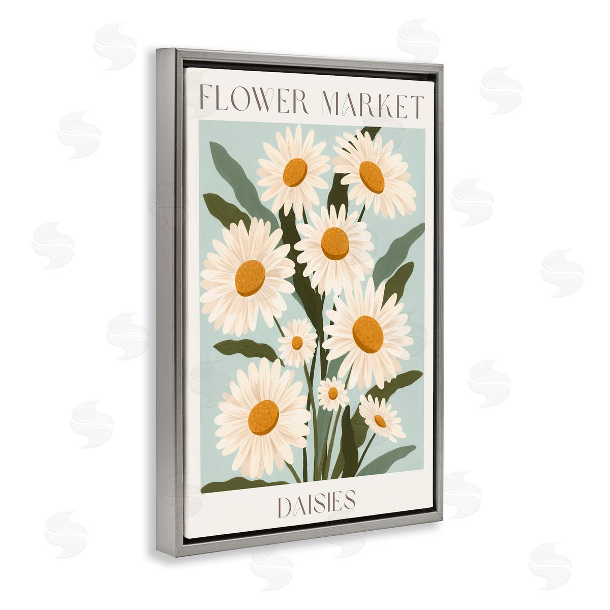Courtney Haley Flower Market Daisies Canvas Wall Art Print