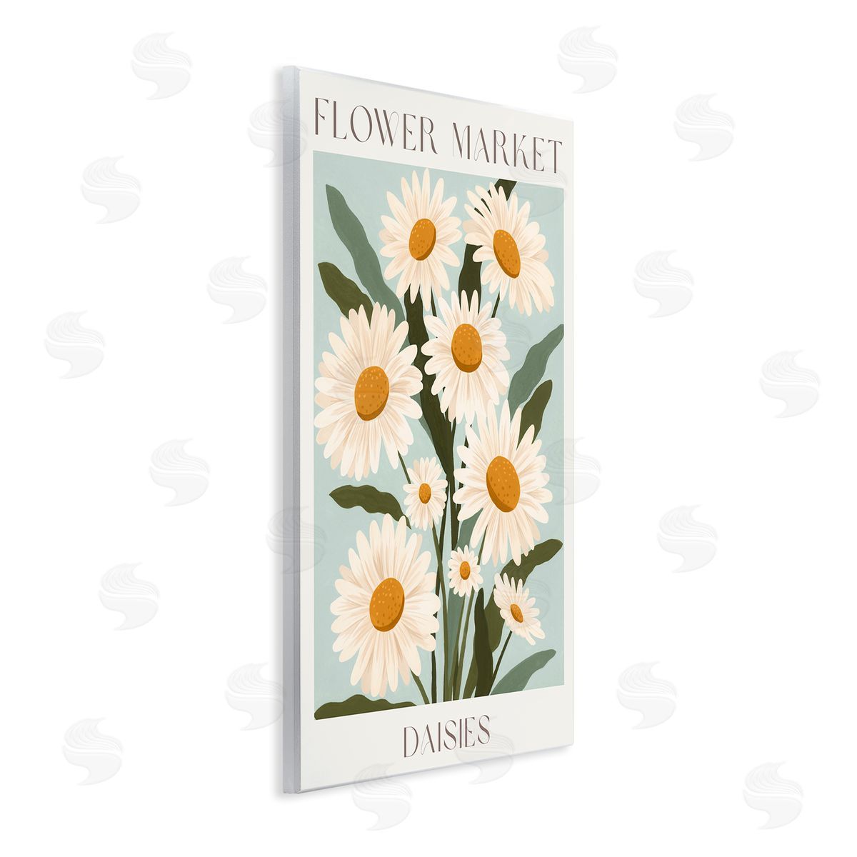 Courtney Haley Flower Market Daisies Canvas Wall Art Print