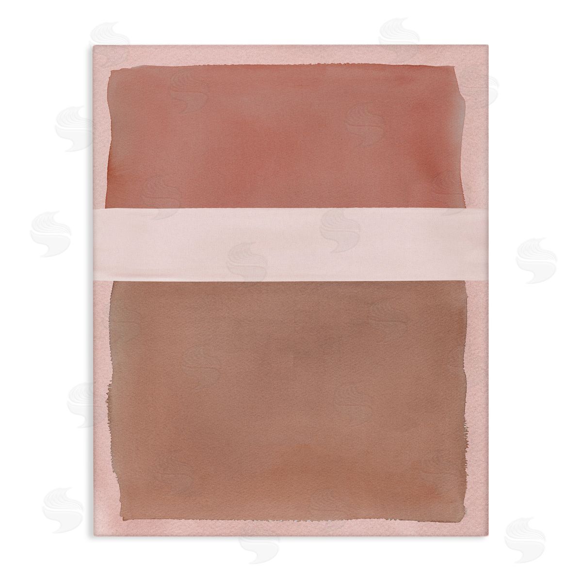 Nina Jacobs Fun with Pink & Tan Canvas Wall Art Print