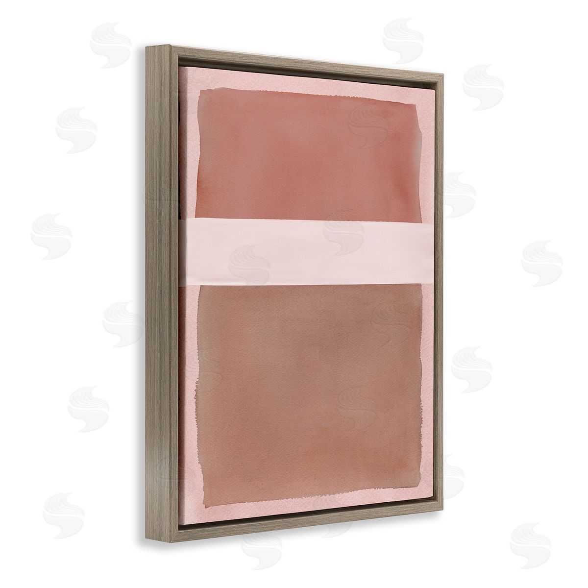 Nina Jacobs Fun with Pink & Tan Canvas Wall Art Print