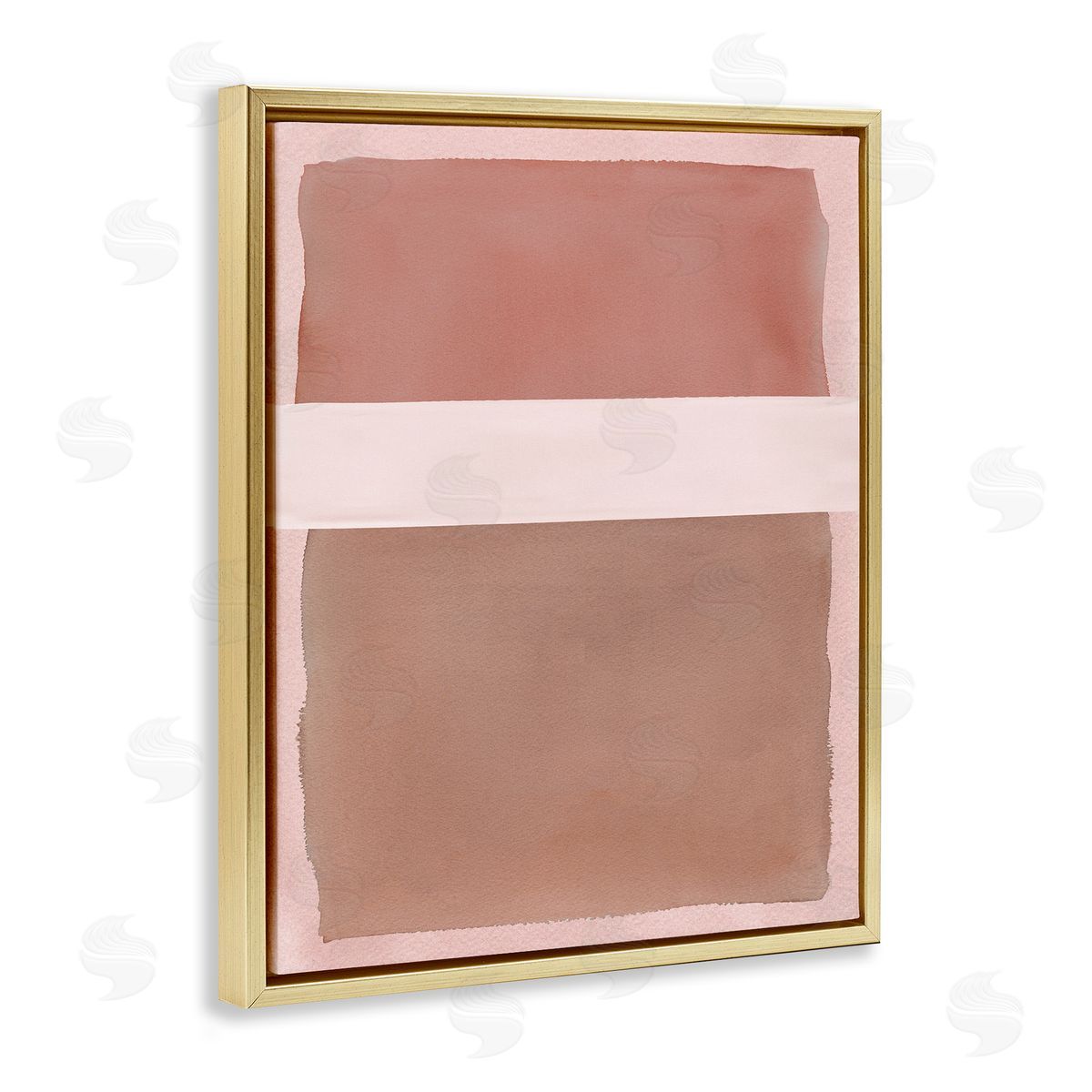 Nina Jacobs Fun with Pink & Tan Canvas Wall Art Print