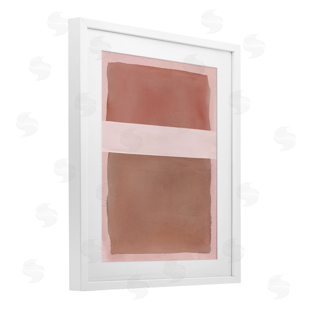 Nina Jacobs Fun with Pink & Tan Canvas Wall Art Print