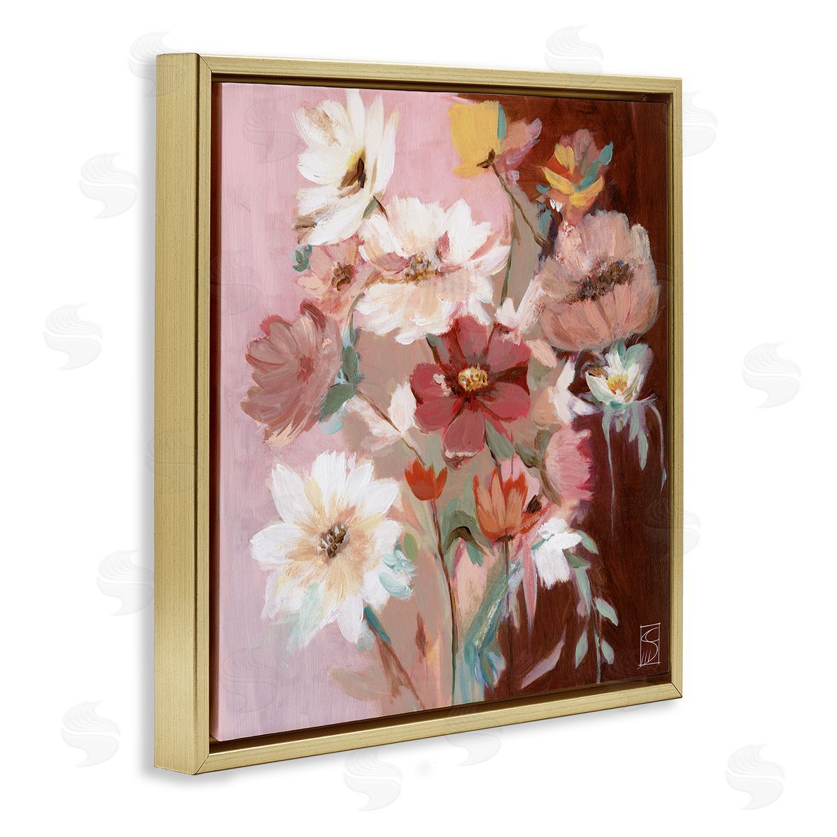 Sara Culpepper Rosy Warm Bouquet Canvas Wall Art Print