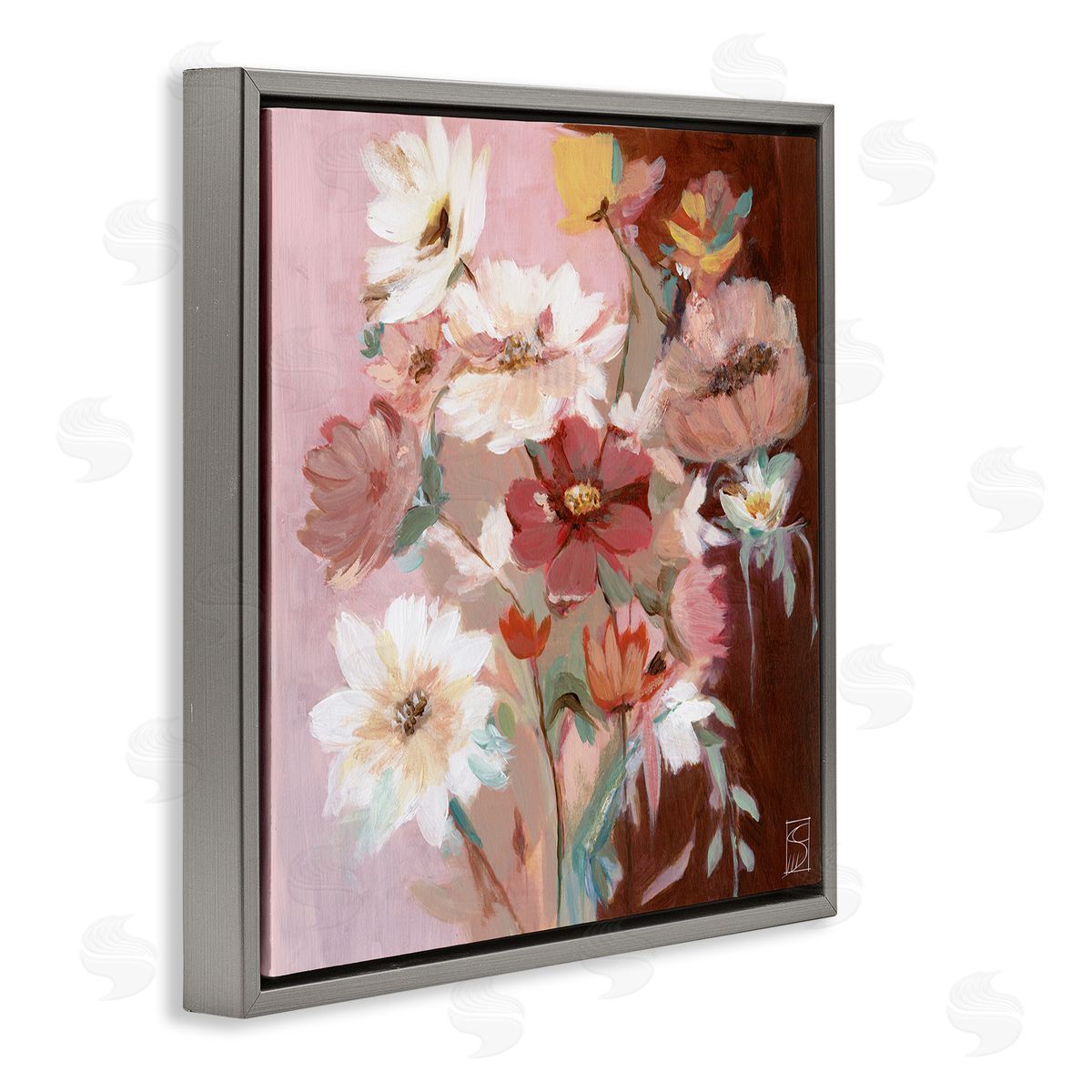 Sara Culpepper Rosy Warm Bouquet Canvas Wall Art Print