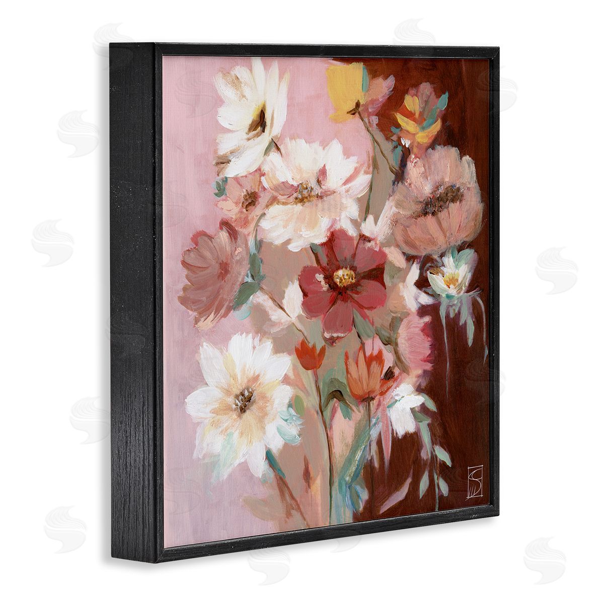 Sara Culpepper Rosy Warm Bouquet Canvas Wall Art Print