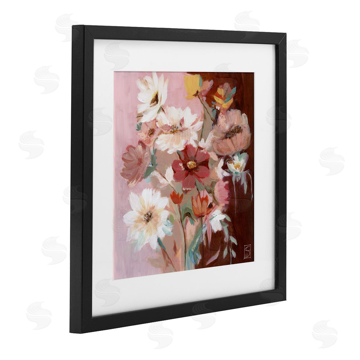 Sara Culpepper Rosy Warm Bouquet Canvas Wall Art Print