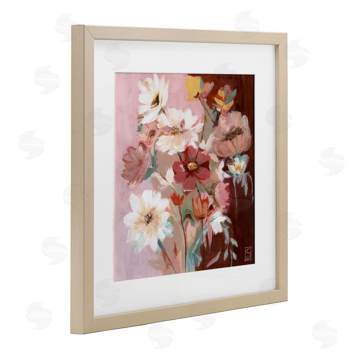 Sara Culpepper Rosy Warm Bouquet Canvas Wall Art Print