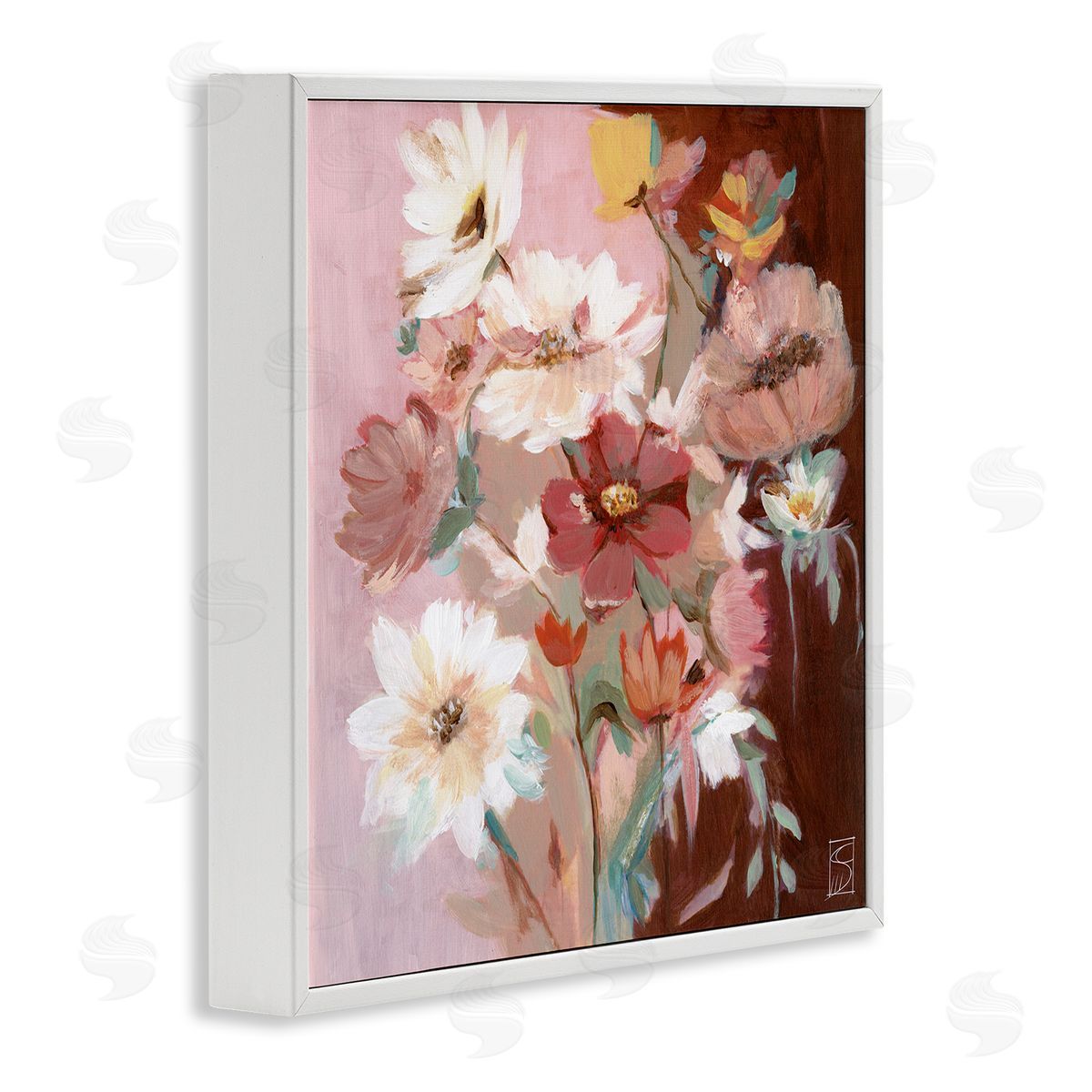 Sara Culpepper Rosy Warm Bouquet Canvas Wall Art Print