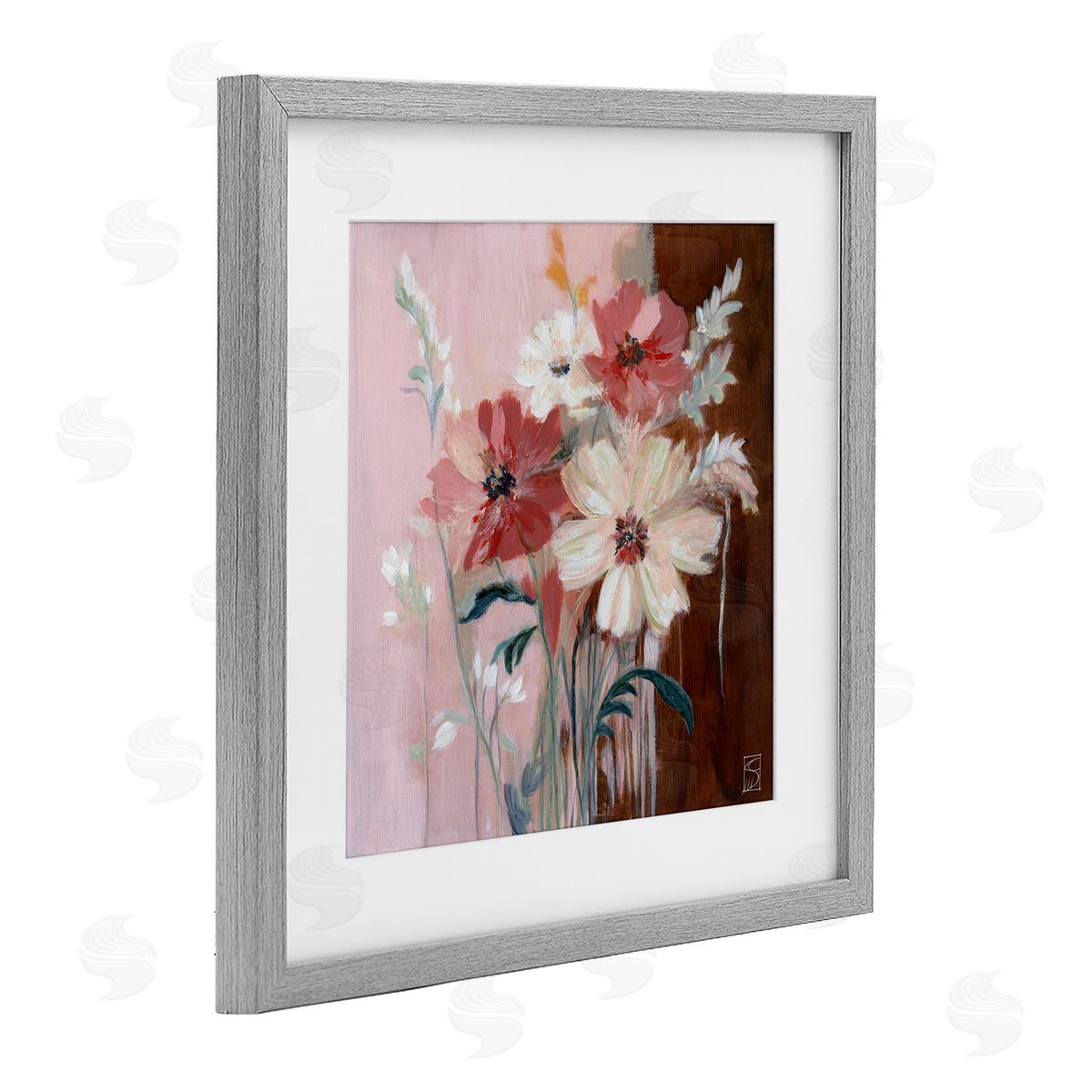 Sara Culpepper Warm Toned Bouquet Canvas Wall Art Print