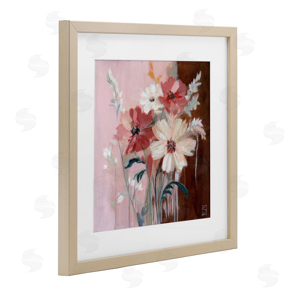 Sara Culpepper Warm Toned Bouquet Canvas Wall Art Print