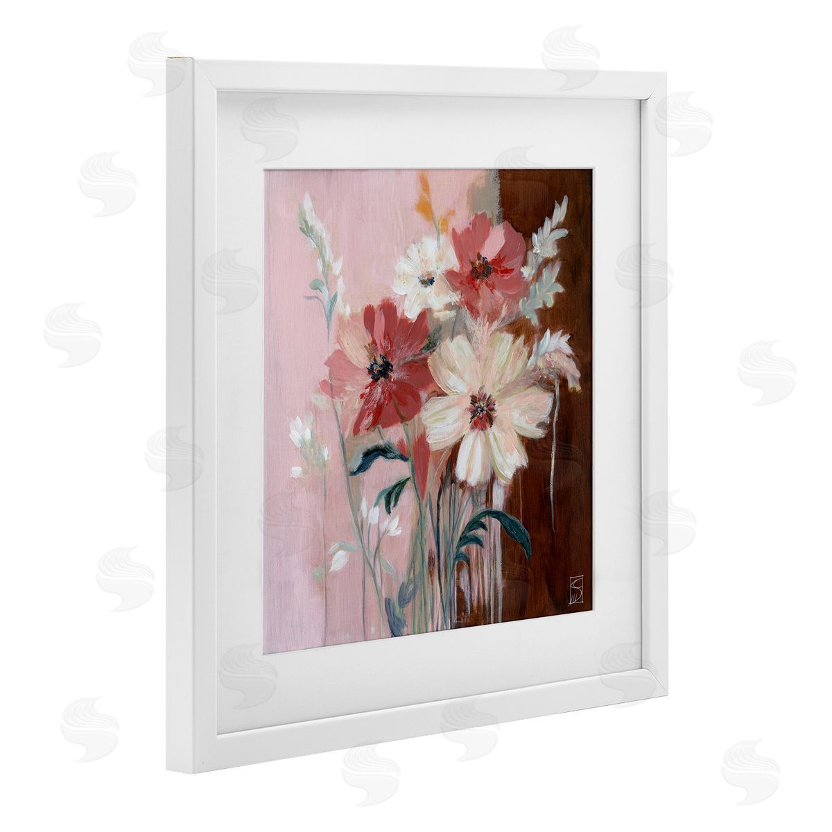 Sara Culpepper Warm Toned Bouquet Canvas Wall Art Print